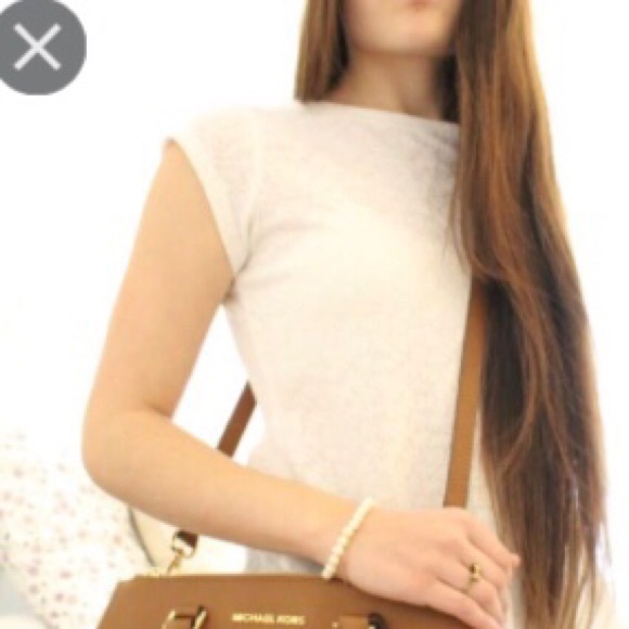 🎁Michael Kor beautiful style Sutton Mid Satchel Crossbody Purse - Picture 7 of 8